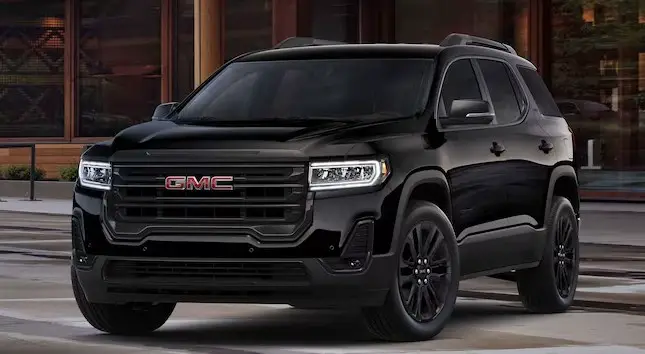 GMC Acadia Black color