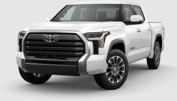 Toyota Tundra exterior latest model white color