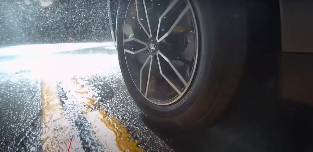 Bridgestone Weatherpeak Tire wet