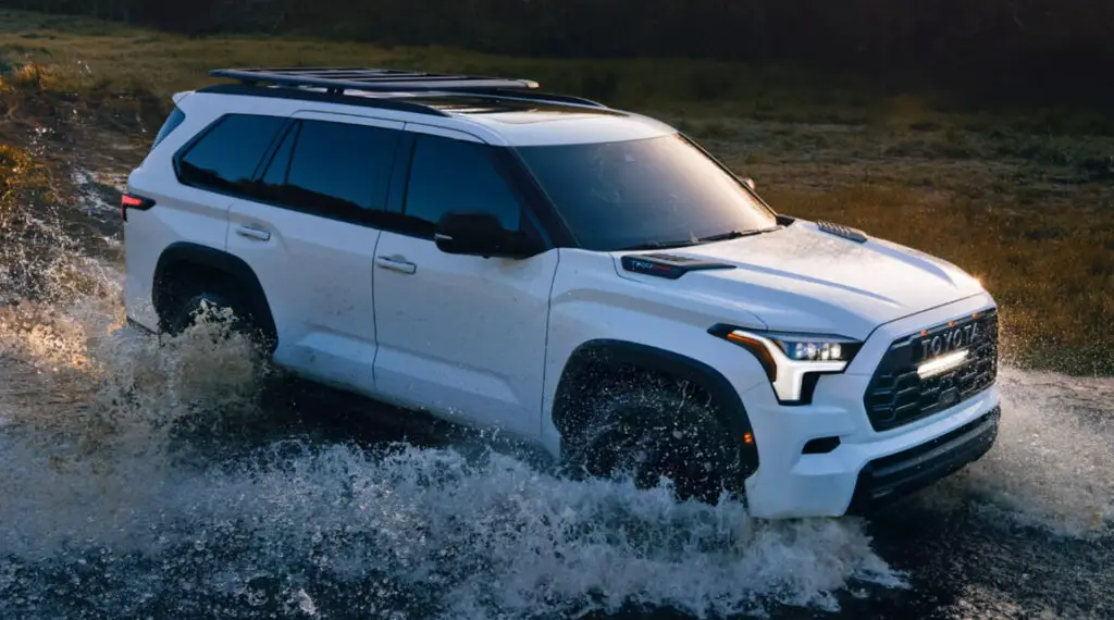 How much tire pressure should Toyota Sequoia replacement tires have
