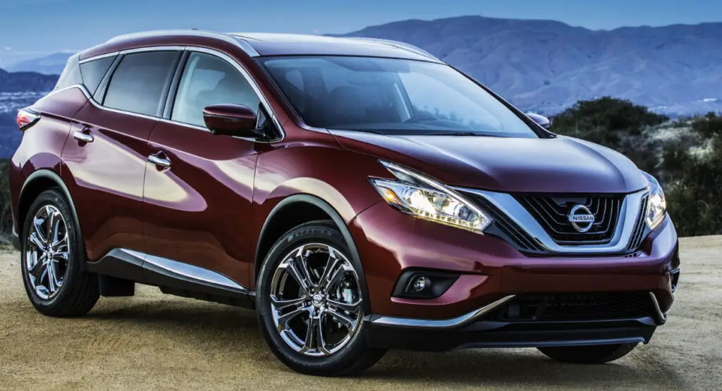 Nissan Murano Tires Sizes By Year